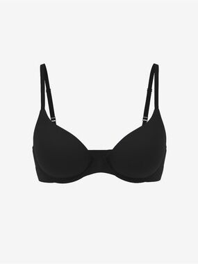 Victoria's Secret Black Smooth Molded T-Shirt Bra 34C